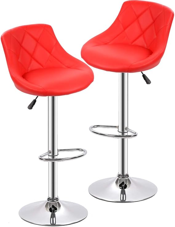 Counter Height Bar Stools Set of 2 Bar Stools Swivel Stool Height Adjustable Bar Chairs