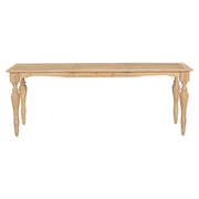 Vintage Traditional 82.7inch Extendable Dining Table with 23.6inch Removable Leaf