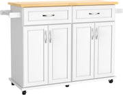 Kitchen Island Cart with Storage Kitchen Carts on Wheels with Drawer and Cabinet