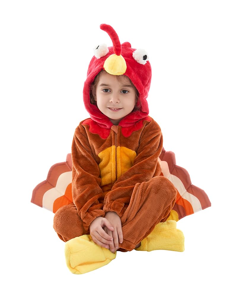 Baby Turkey Costume - Infant Thanksgiving Costume for Toddler & Newborn 12-18Months