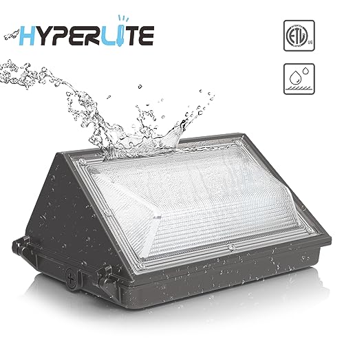 120W LED Wall Pack Light with Dusk-to-Dawn Photocell, Ideal Outdoor Security Lighting