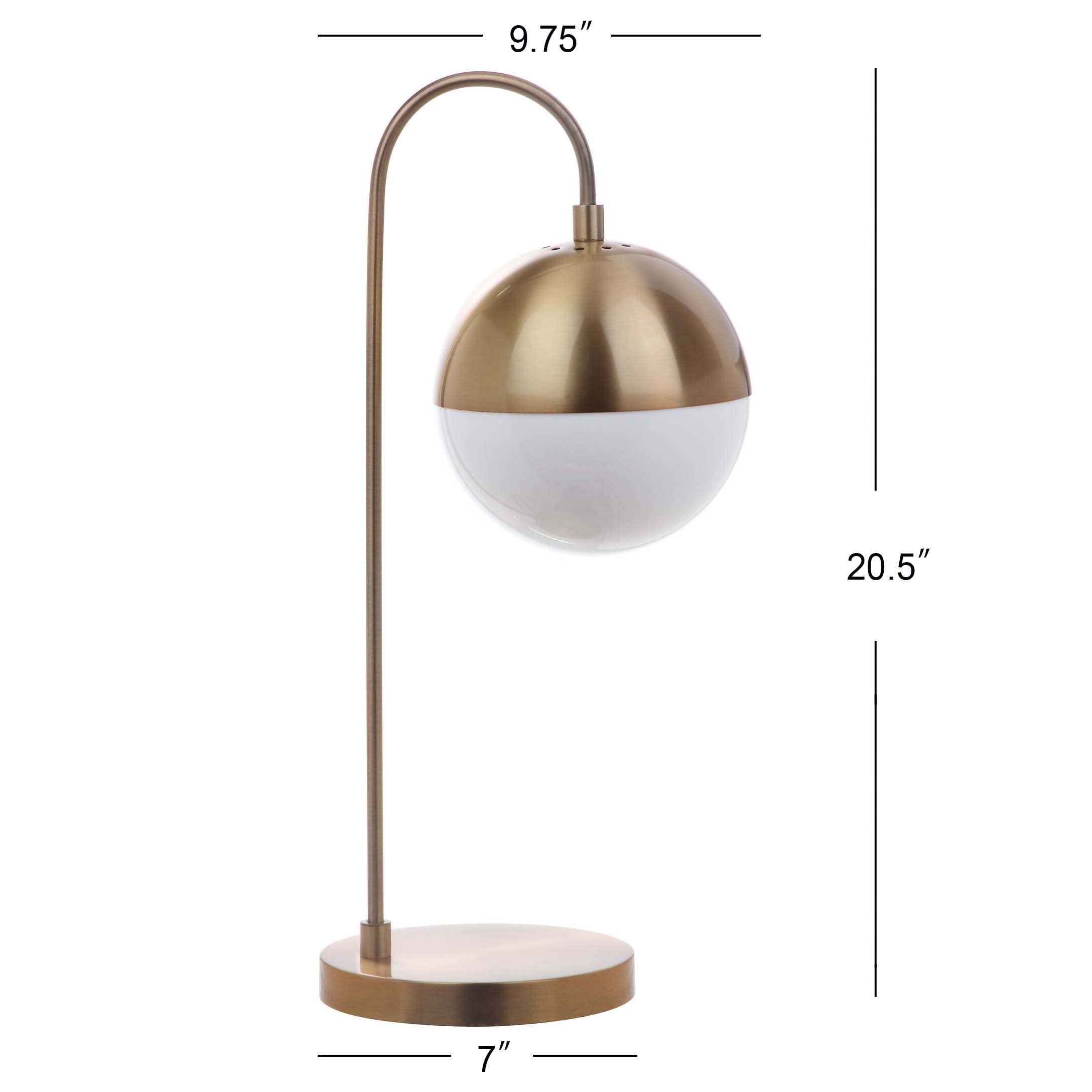 Collection Cappi Modern Brass Gold Orb 21-inch Bedroom Living Room Home Office