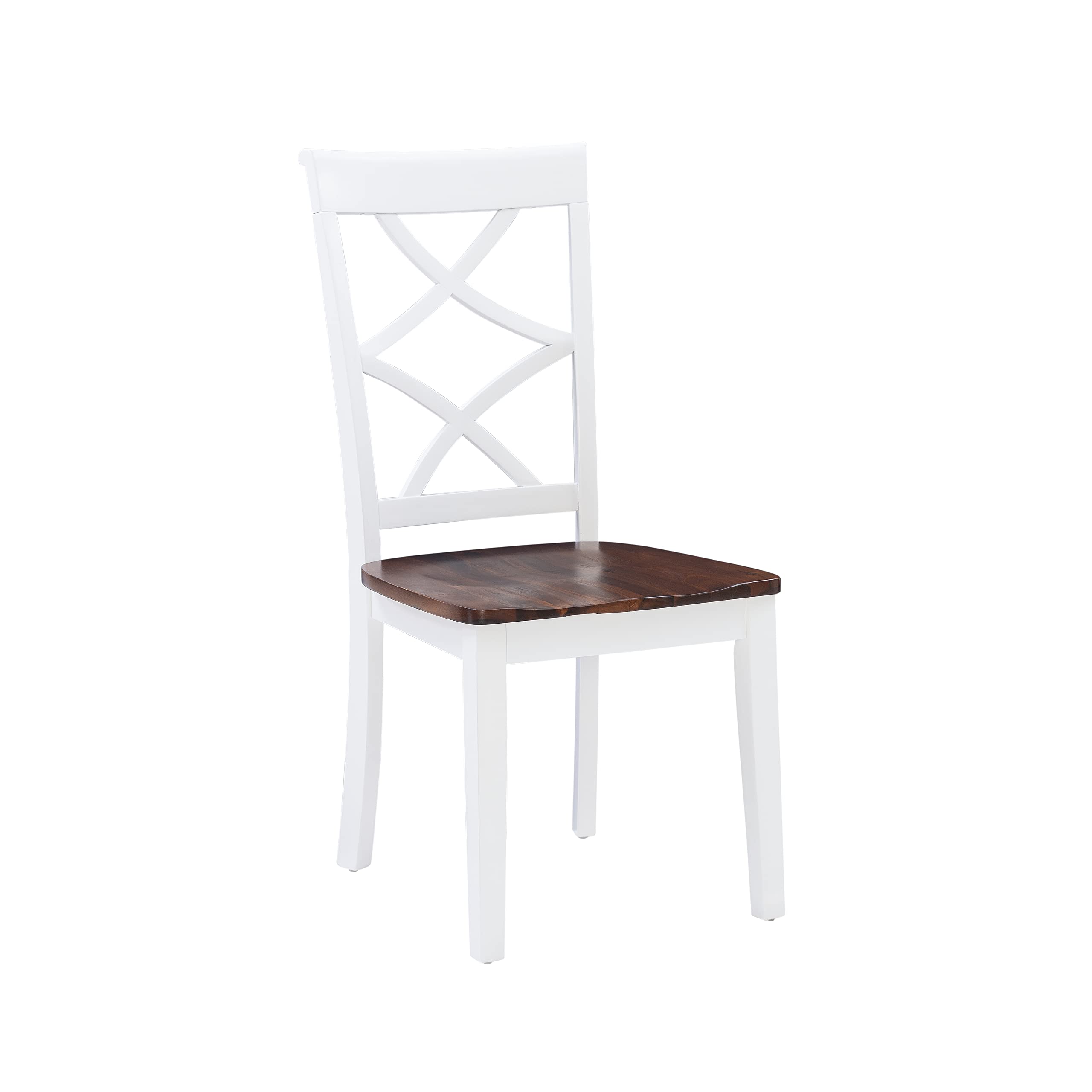 5 Piece Harrison Dining Set, Cherry/White