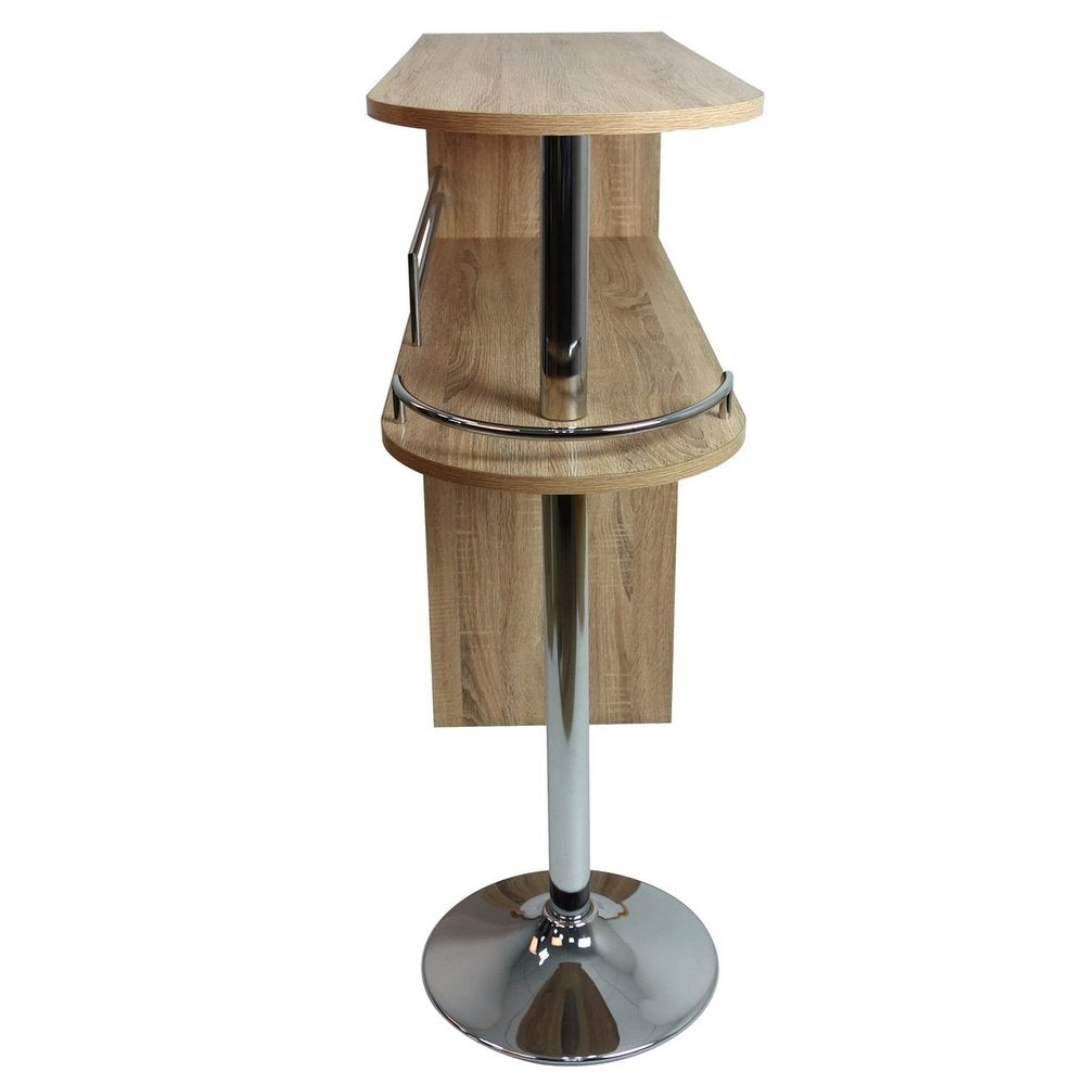 Kitchen Cocktail Bar Table - Oak