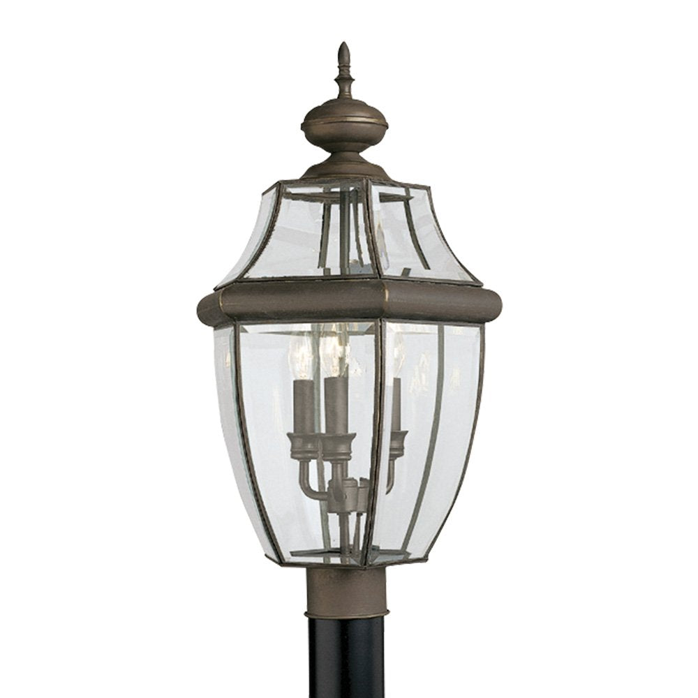 8239-71 Lancaster Traditional Three - Light Outdoor Light Post Outside Fixture