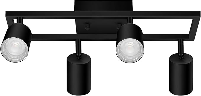 Track Lighting Fixtures Ceiling, 3 Way Track Lighting Kit, LED Track Lighting