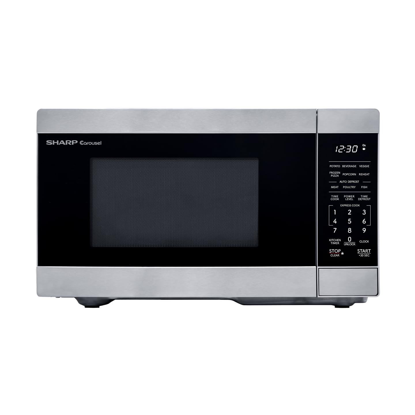Countertop Microwave Oven with Removable 10.6" Carousel Turntable
