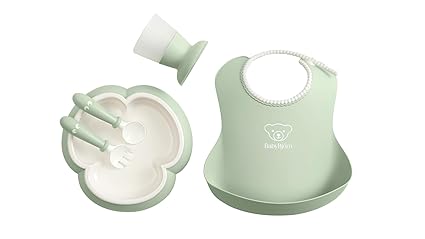 Baby Dinner Set, 5 pcs, Powder blue