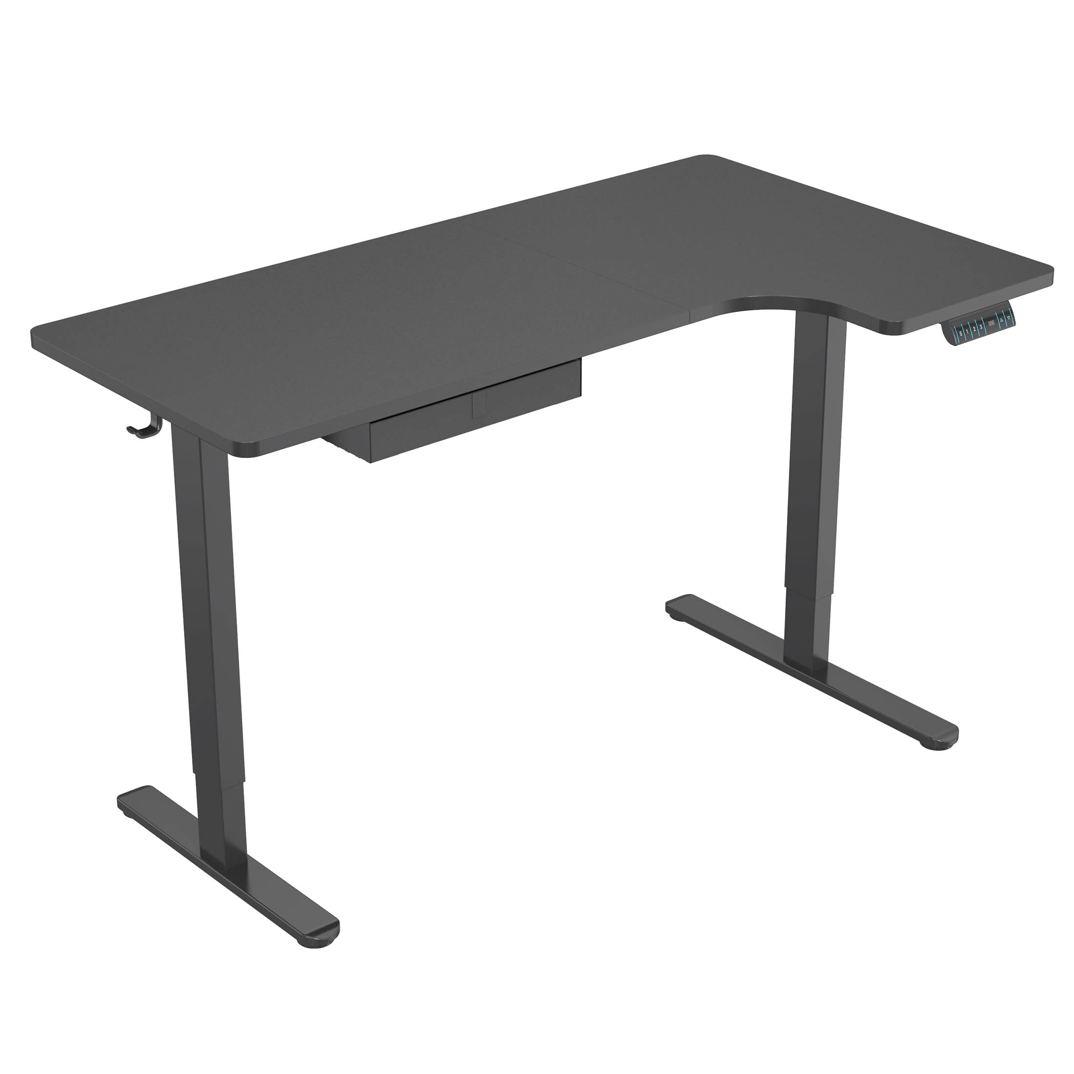 L-Shaped Electric Height Adjustable Desk