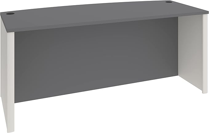 Connexion Desk Shell, 72W, Antigua & Black, Professional Workstation