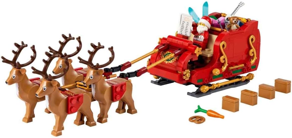 Santa's Sleigh - Building Toys for Kids, Boys & Girls, Ages 9+ - Indoor Christmas Decorations