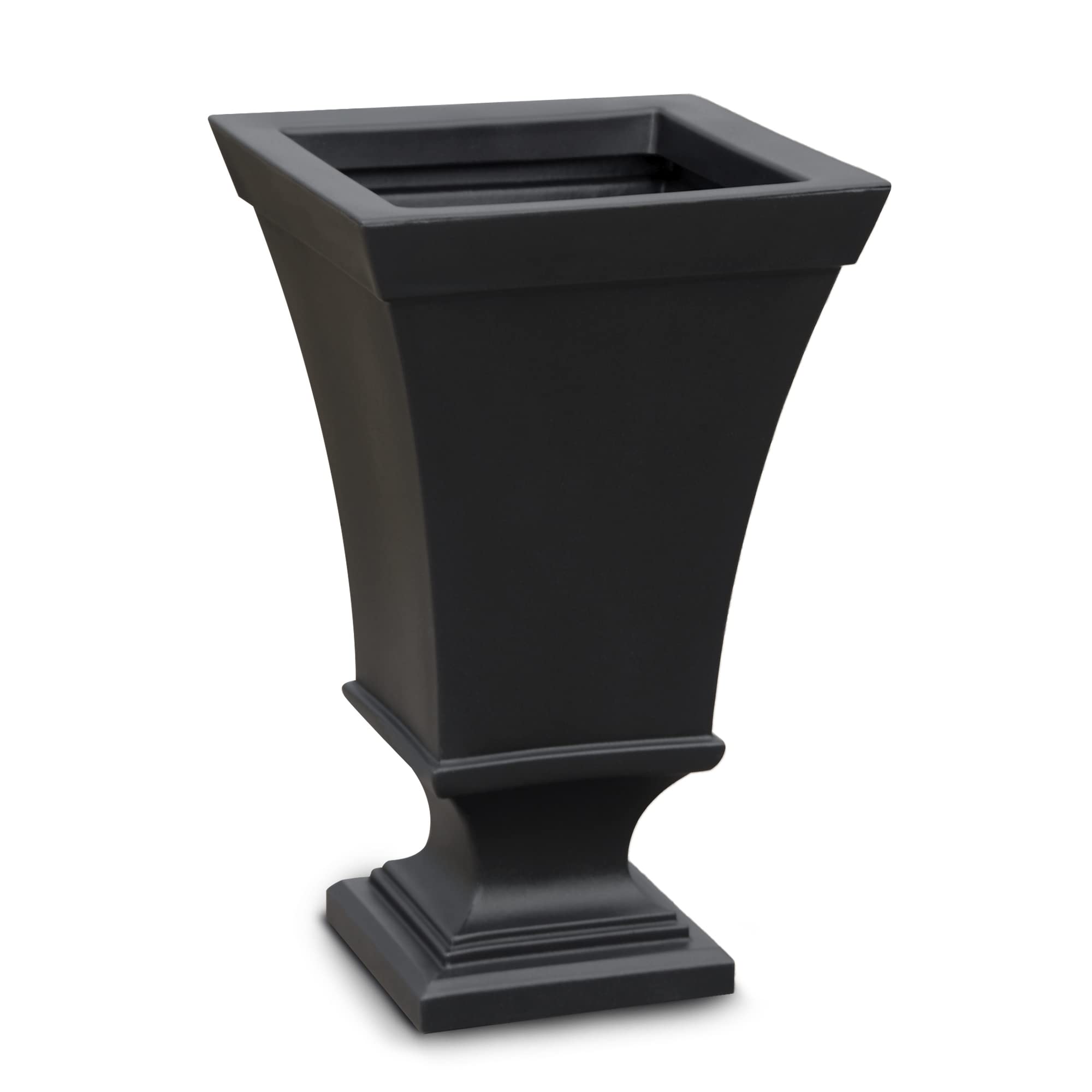 Richmond Self-Watering Lightweight Pedestal Style Estate Urn Planter in All-Weather