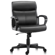 Home Office Chair Mid-Back Office Computer Desk Chair with Armrest Adjustable