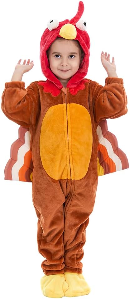 Baby Turkey Costume - Infant Thanksgiving Costume for Toddler & Newborn 12-18Months