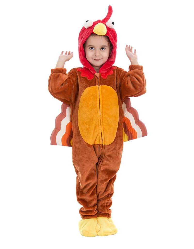 Baby Turkey Costume - Infant Thanksgiving Costume for Toddler & Newborn 12-18Months