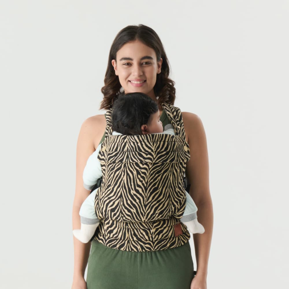 Baby Carrier for Newborns to Toddlers | Cozy Wrap with Lumbar Support | Soft Fabric