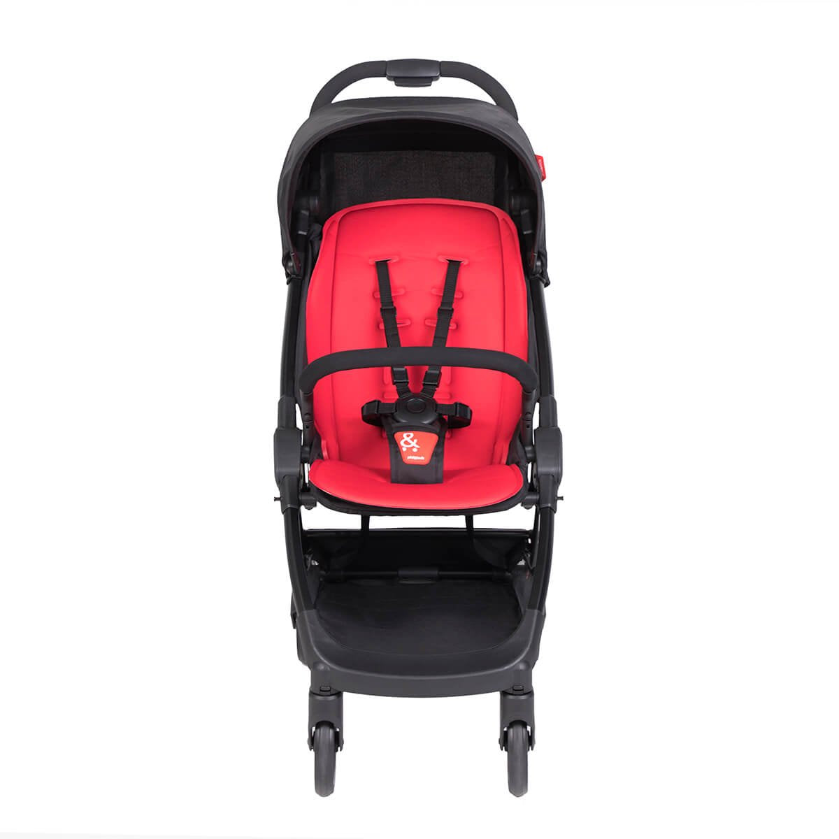 Umbrella Travel Stroller, Cherry – Ultra Light (11lbs) – Compact, One Hand Stand