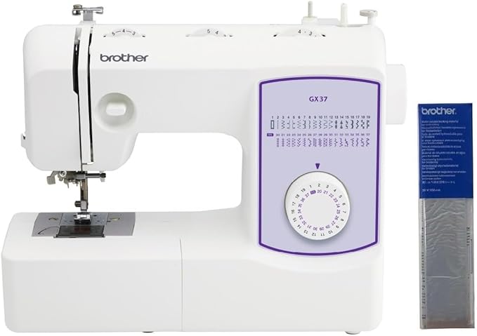 Sewing Machine, GX37, 37 Built-in Stitches, 6 Included Sewing Feet
