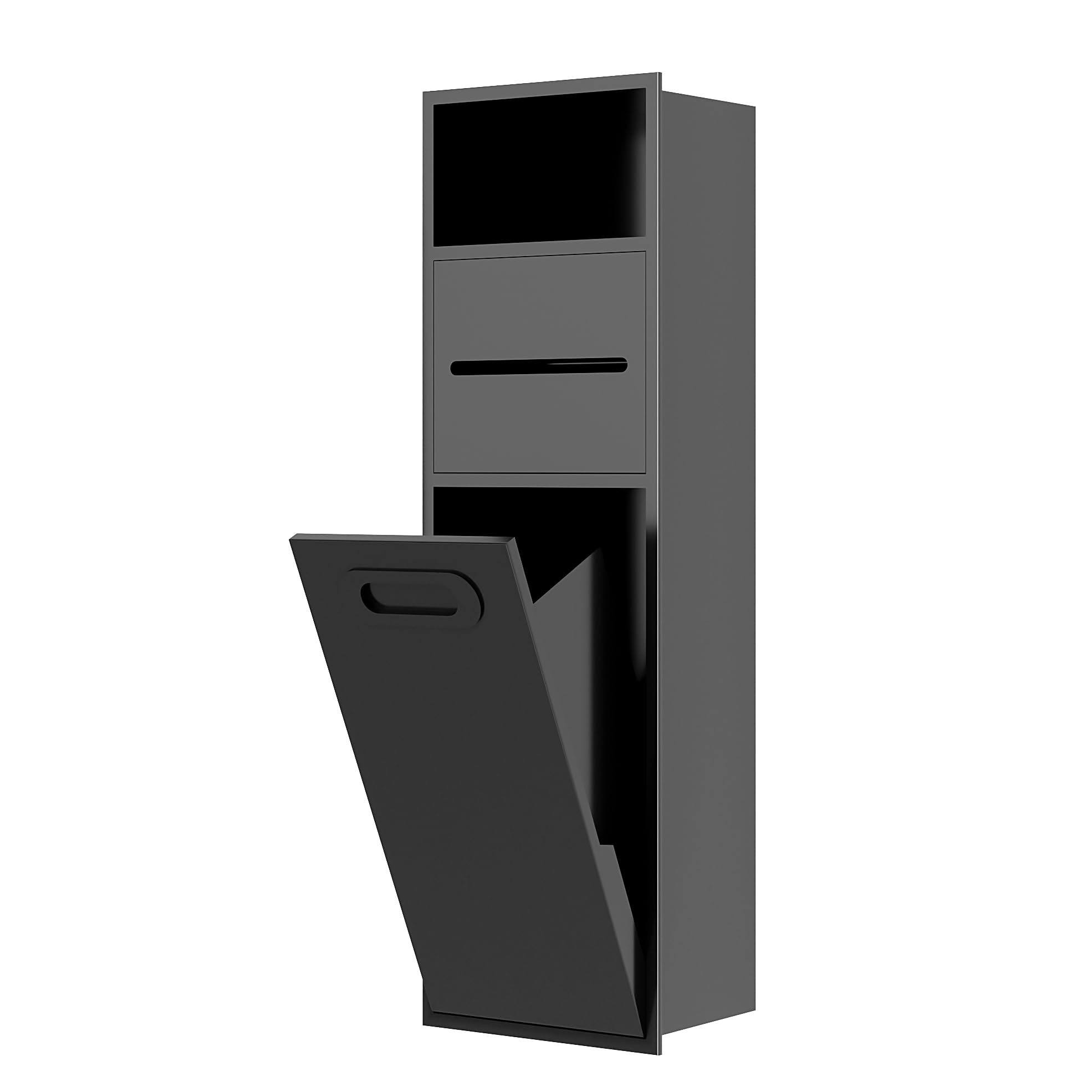 4 Gallon Bathroom Trash Can Tilt Out Trash Bin Cabinet