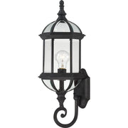 60/3499 One Light Outdoor Wall Mount, Black