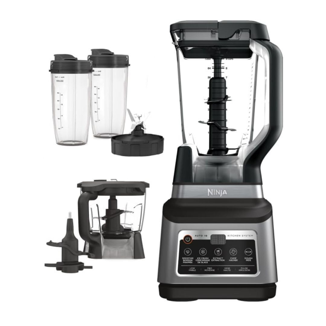 BN801 Professional Plus Kitchen System with Auto IQ, 1400 Wp - Gray (Renewed)