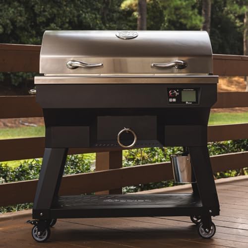Pellet Grill SmokeStone 600, Outdoor Griddle Grill with Even Temperature