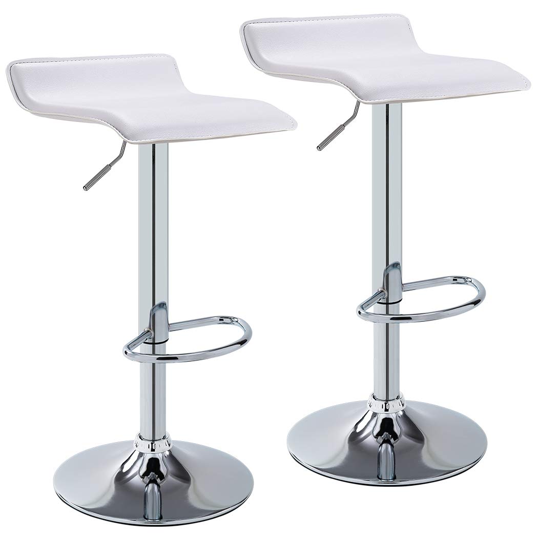 Moines PU Leather Bar Stools Set of 2
