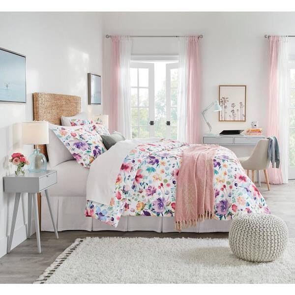 Lola Round Knit Lurex Yarn and Cotton Pouf, Off-White 20x20x14