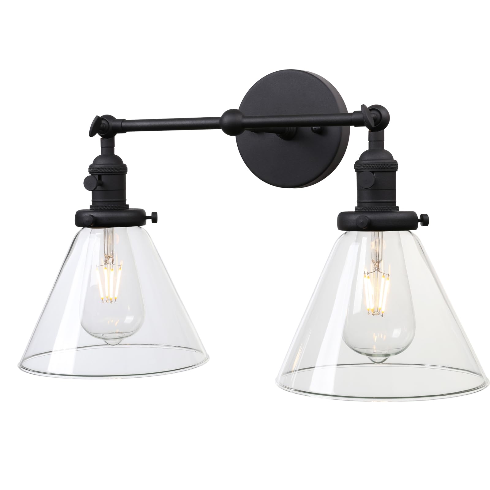 Double Sconce Vintage Industrial 2-Lights Sconce Antique Wall Sconces