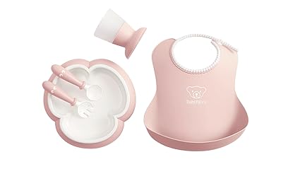 Baby Dinner Set, 5 pcs, Powder blue