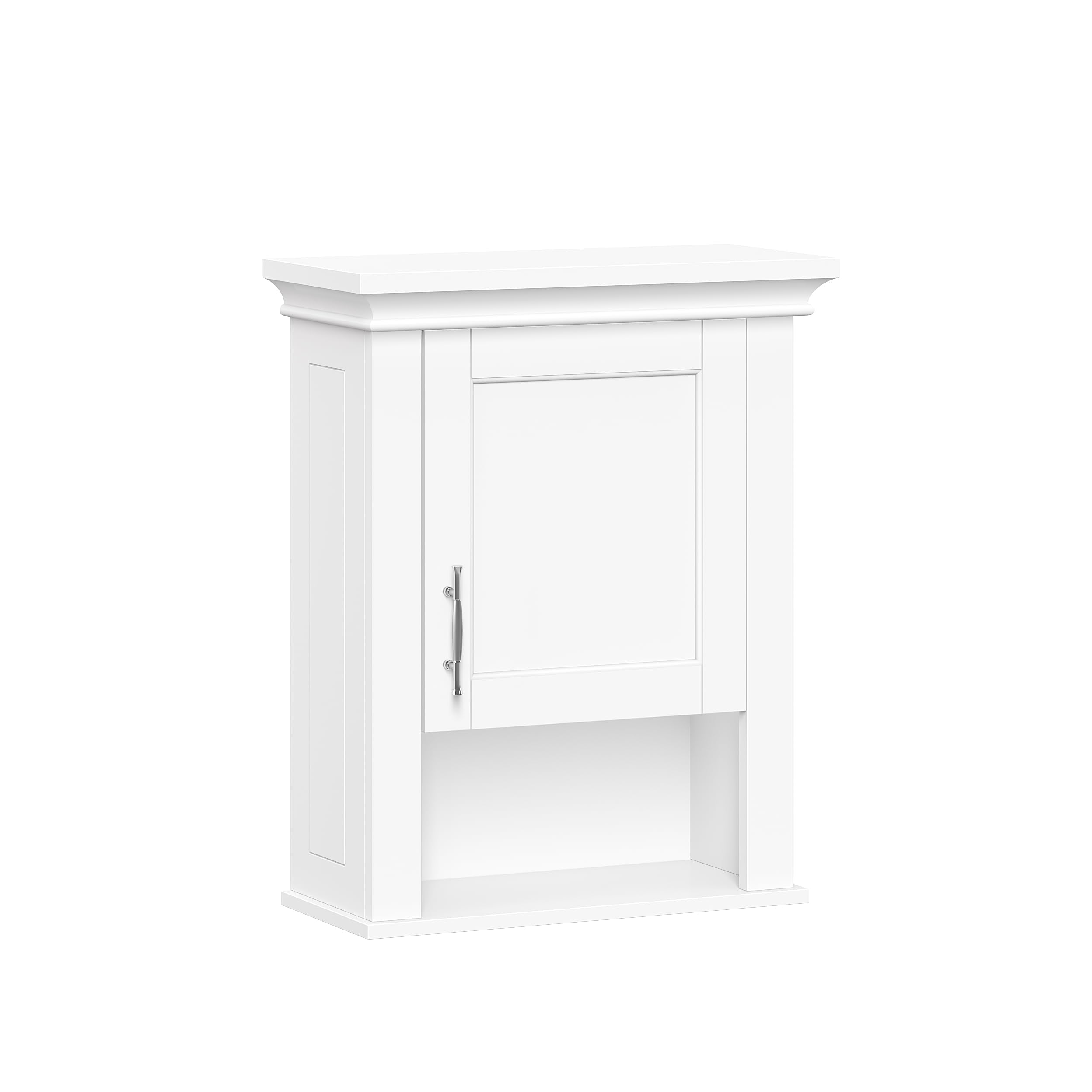 Somerset Single Door Wall Cabinet - Bathroom Medicine Cabinet with Inset Door