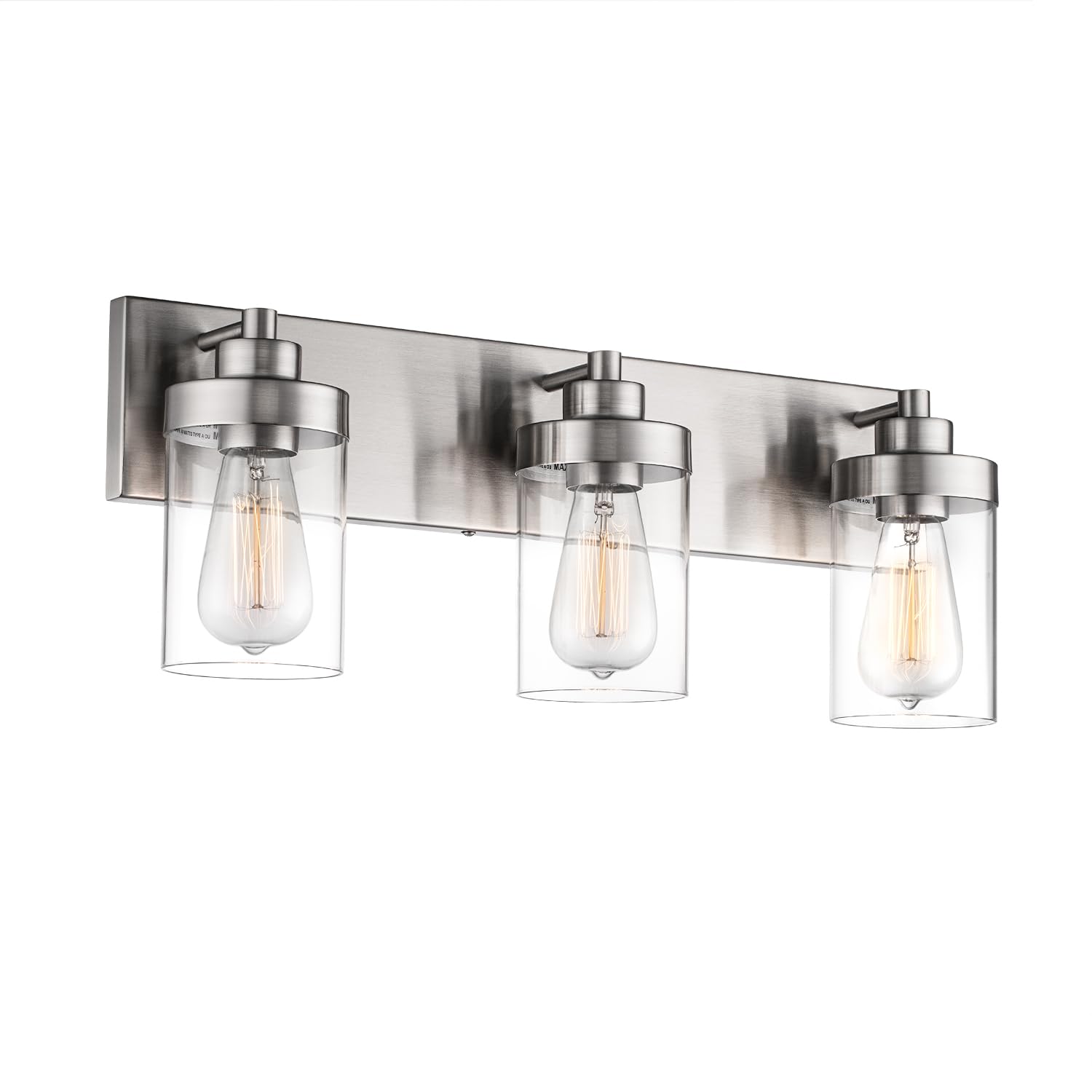 22" 3-Light Modern Bathroom Vanity Light