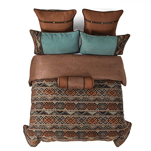 by HiEnd Accents Rio Grande 7 Piece Duvet Cover Set, Super King