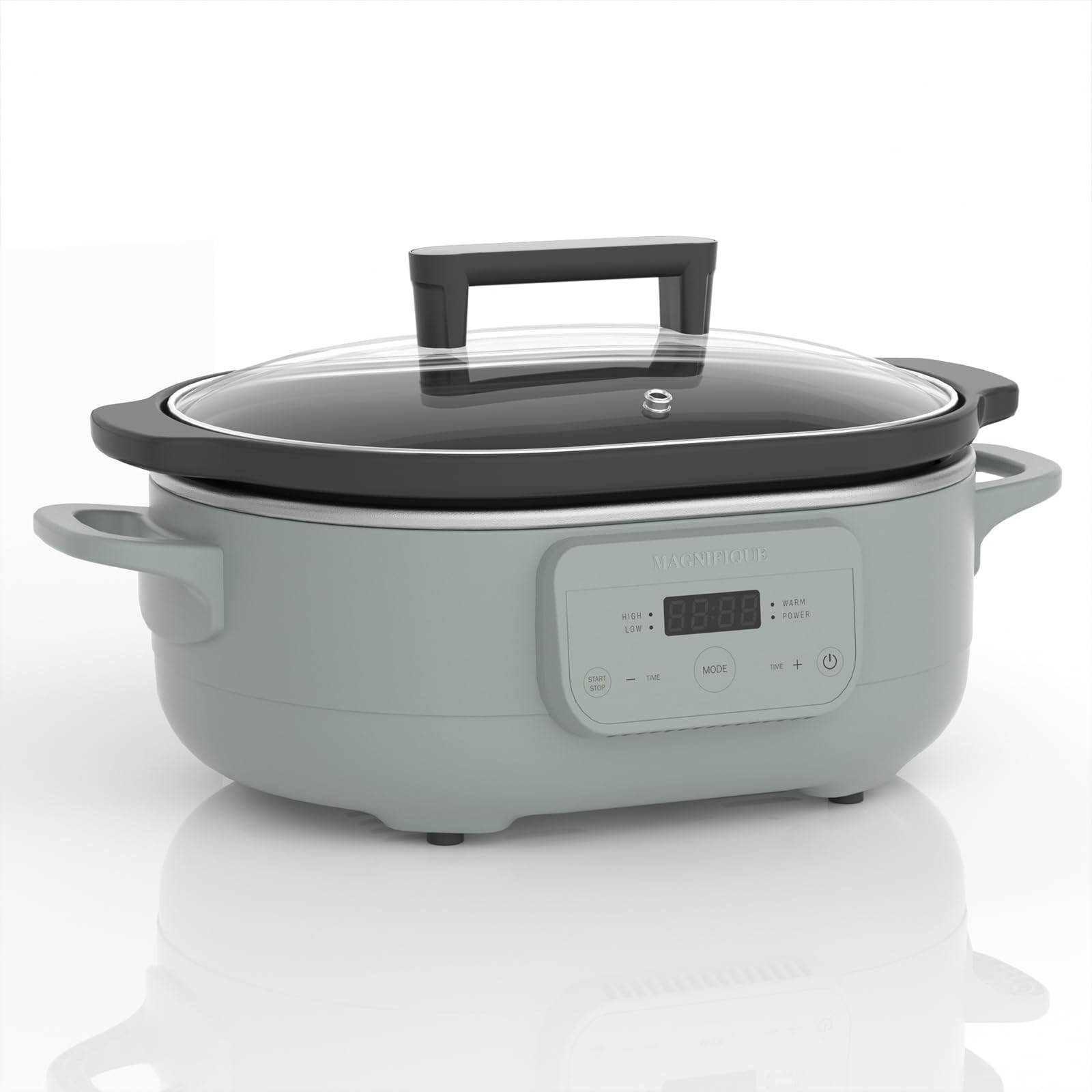 6 Quart Programmable Slow Cooker Removable Healthy Nonstick Pot - Small Kitchen