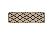 Set of 15 Skid-Resistant Carpet Stair Treads – Moroccan Trellis Lattice