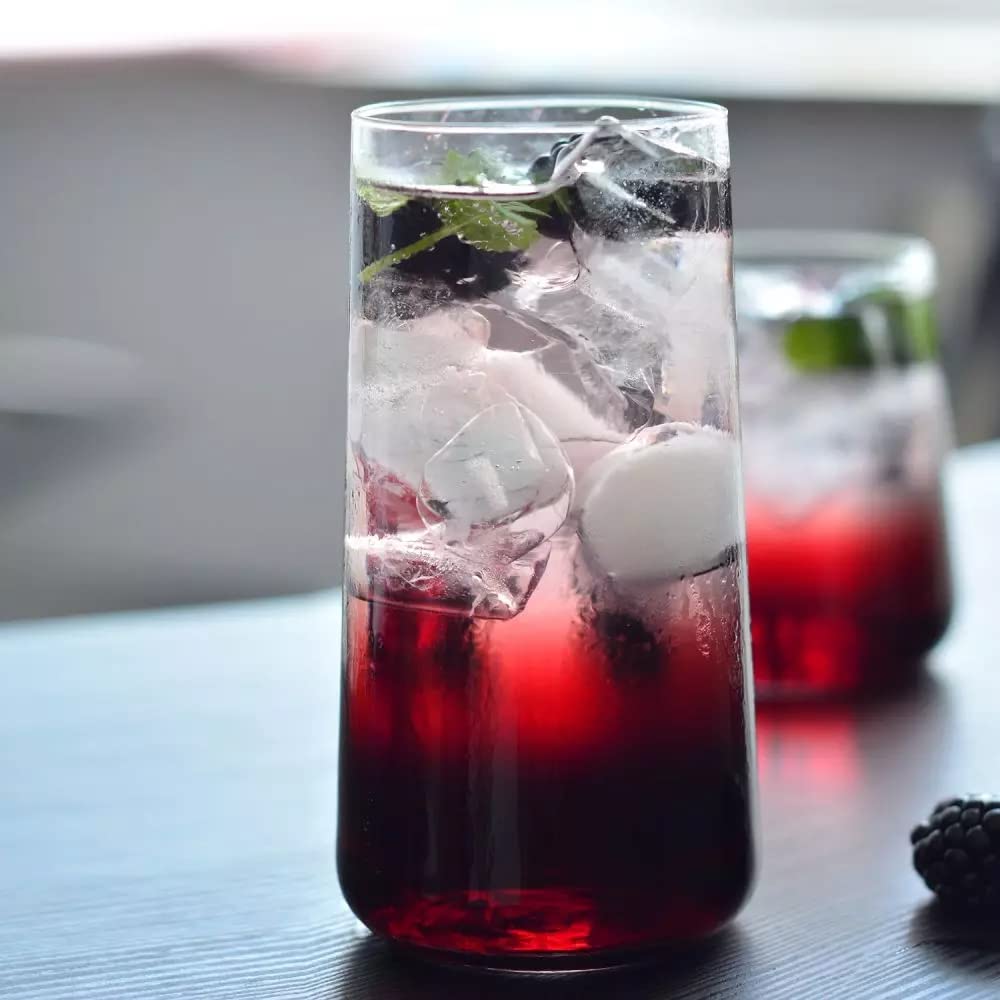 Tall Water Glasses, Set of 6, 18.3 oz, Avant-Garde Collection