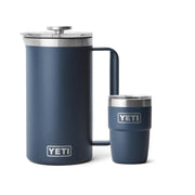 French Press Coffee Set, (1) Rambler 34 oz French Press, and (1) Rambler 8 oz Cup, Navy