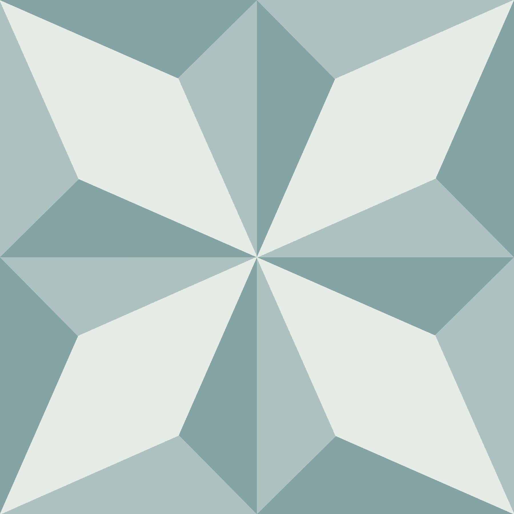 Topaz Peel & Stick Floor Tiles, Blue