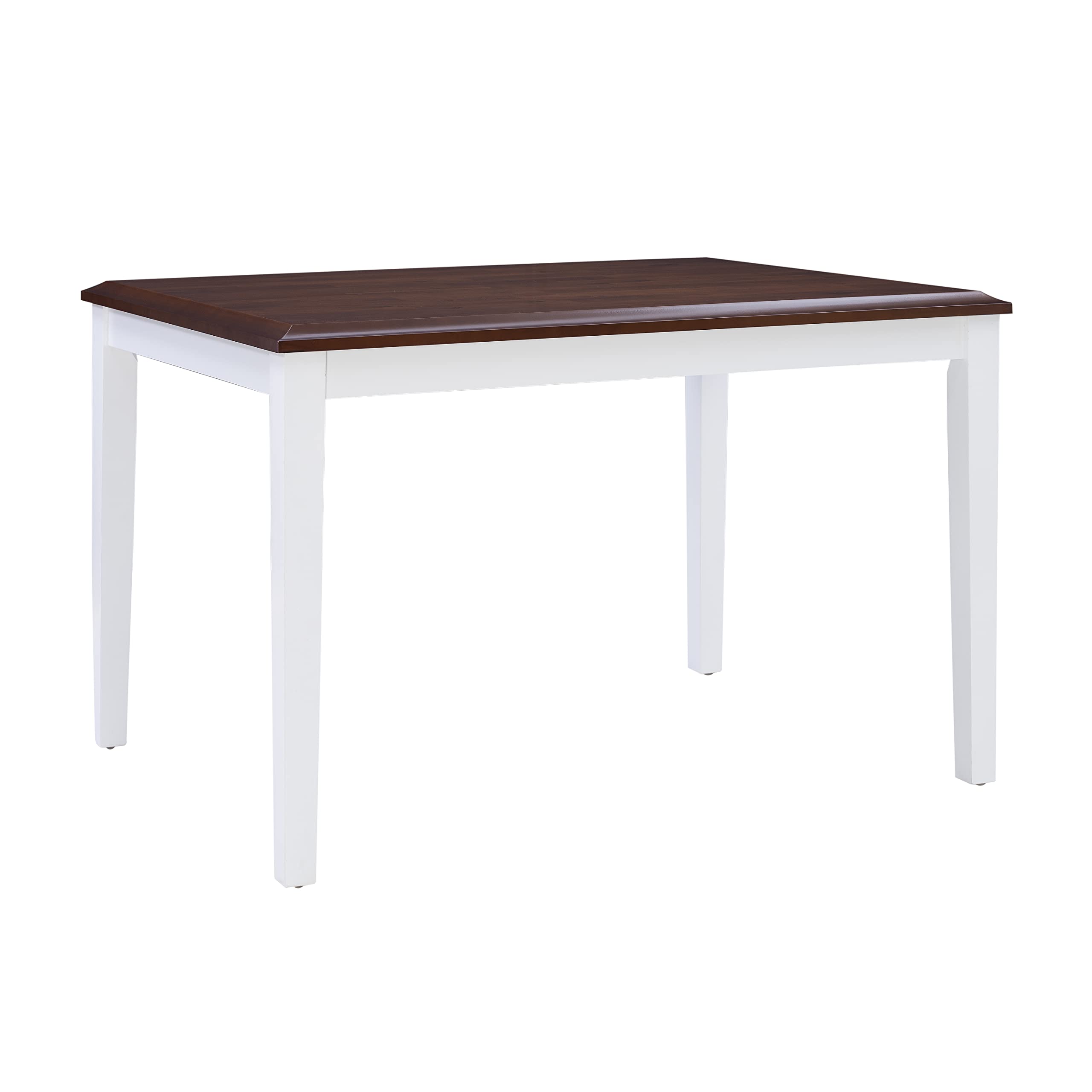 5 Piece Harrison Dining Set, Cherry/White