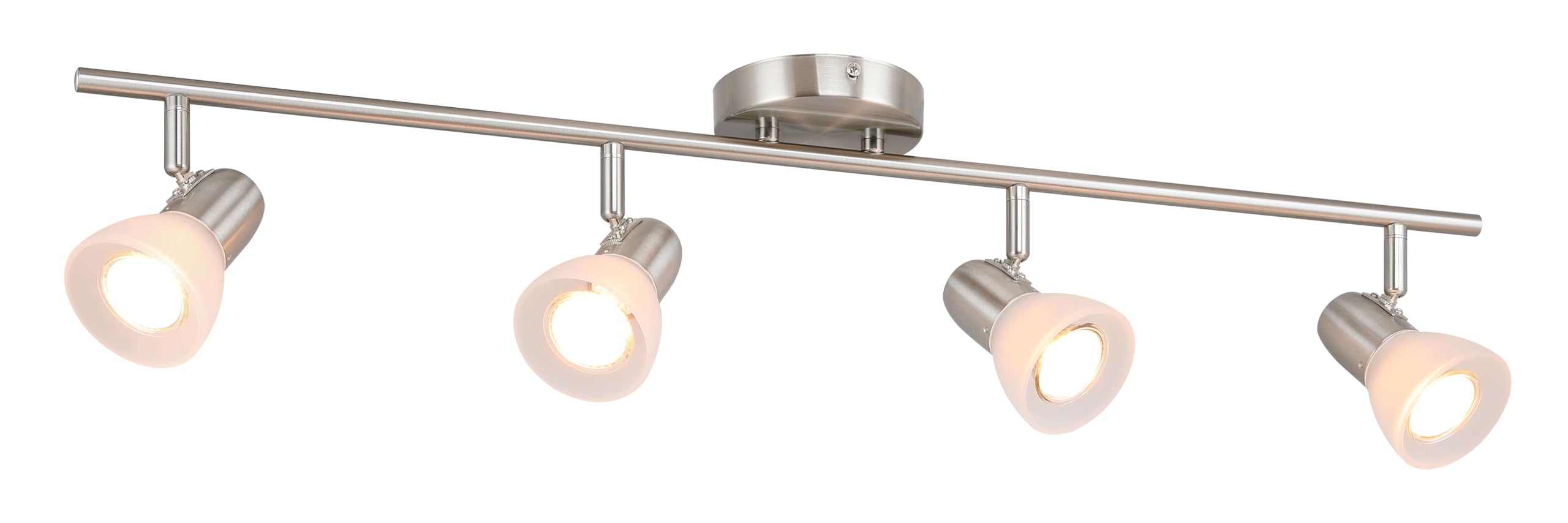 Track Light, Modern Fixed Rail Lighting with Glass