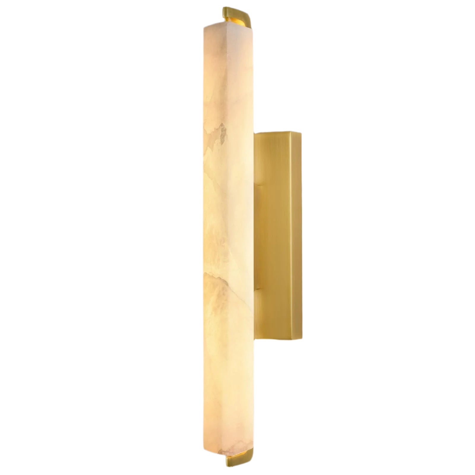 Alabaster Wall Sconce, 19" Natural Marble Wall Sconce