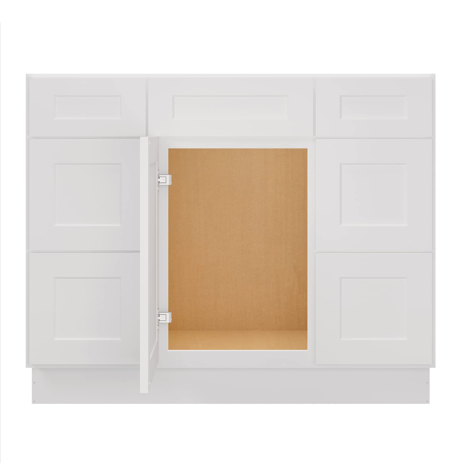 42'' Bathroom Vanity, Single Sink Storage Unit, Large Capacity for Laundry Room, Kitchen