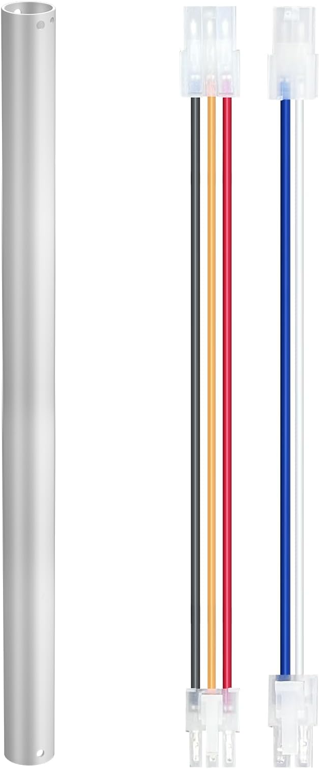 36 Inch Ceiling Fan Extension Downrod and Wires,Ceiling Fan Downrod,Ceiling Fan