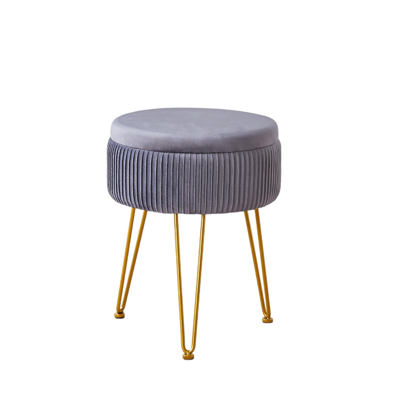 Velvet Foot Rest Stool or Ottomans and Poufs