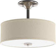 P3712-09 Inspire Two-Light Semi-Flush, Brushed Nickel