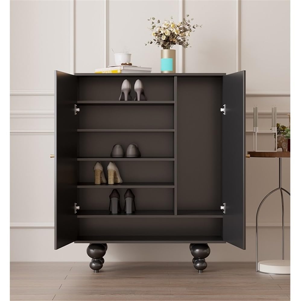 Entryway Shoe Rack Modern Storage Furniture 5-Tier Shoe Cabinet Large