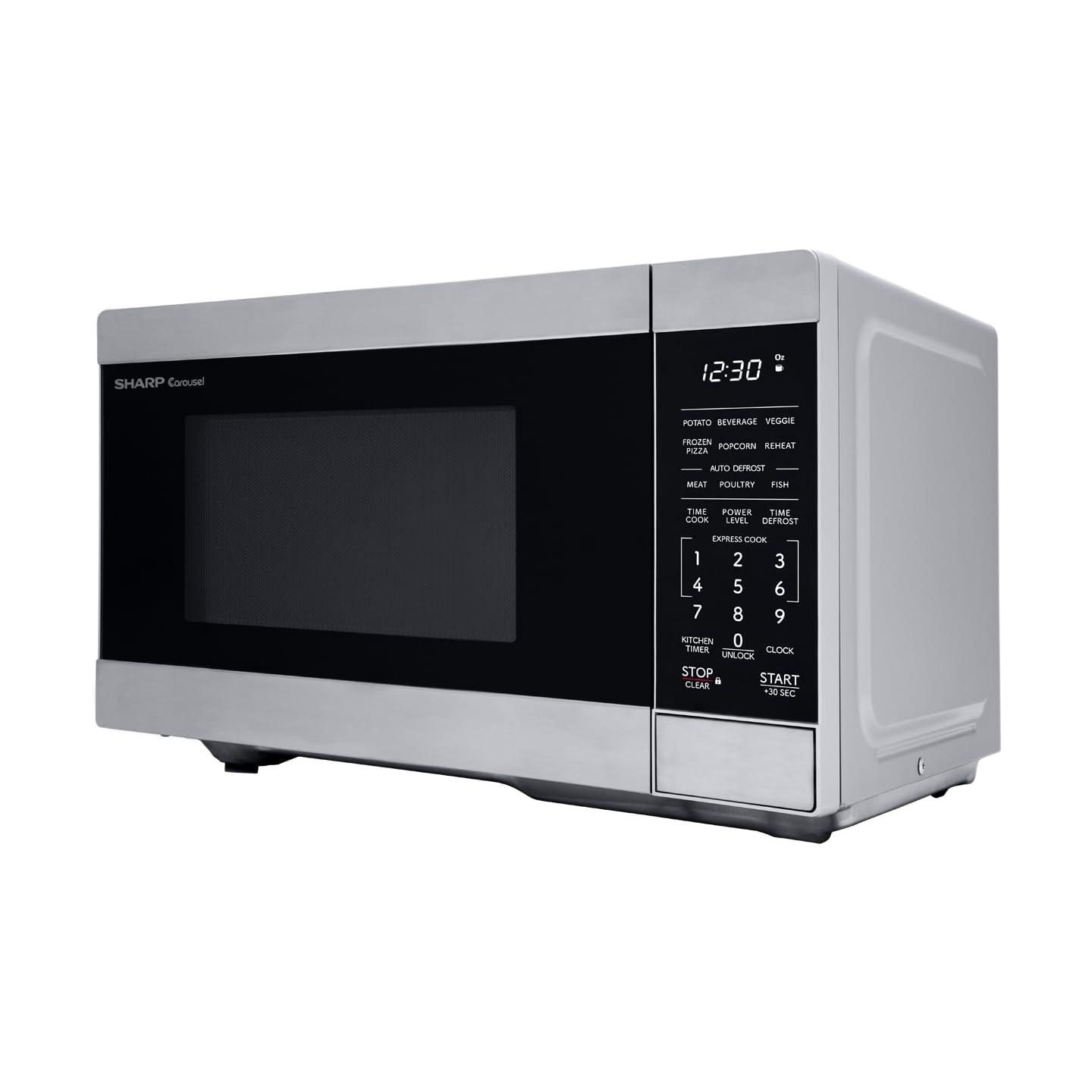 Countertop Microwave Oven with Removable 10.6" Carousel Turntable