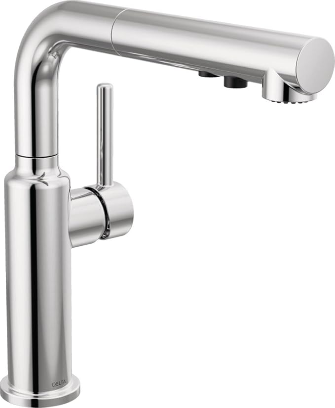 Faucet Daneri Pull-Out Kitchen Faucet, Gold Kitchen Faucets with Pull-Out Sprayer