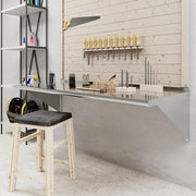 Express KitchQuip Stainless Steel Wall Shelf | Metal Shelving | Garage, Laundry, Storage, Utility Room | Restaurant, Commercial Kitchen | NSF Certified | (24” x 60”)