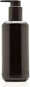 Black Ultraviolet Glass Soap Dispenser Bottle 200 ML (6.8 fl oz) Dish Soap and Bathroom
